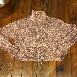NWOT Good American Sheer Pullover Jacket